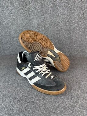 Adidas Samba Millennium Black & White Sneakers with Gum Sole Size 8.5